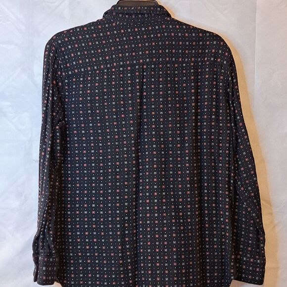 Madewell Oversized Ex-Boyfriend Shirt in Mayfair Foulard Preppy Button Down XS - Picture 10 of 16